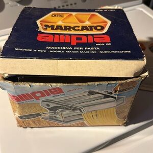 Vintage MARCATO AMPIA Brevettata mod.150 Noodle & Pasta Machine *Made in Italy*